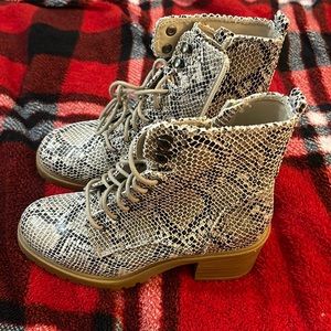 Sonoma faux snake printed boots